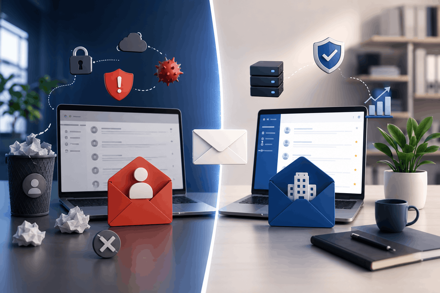Professional Business Email Hosting vs Free Email Services Guide