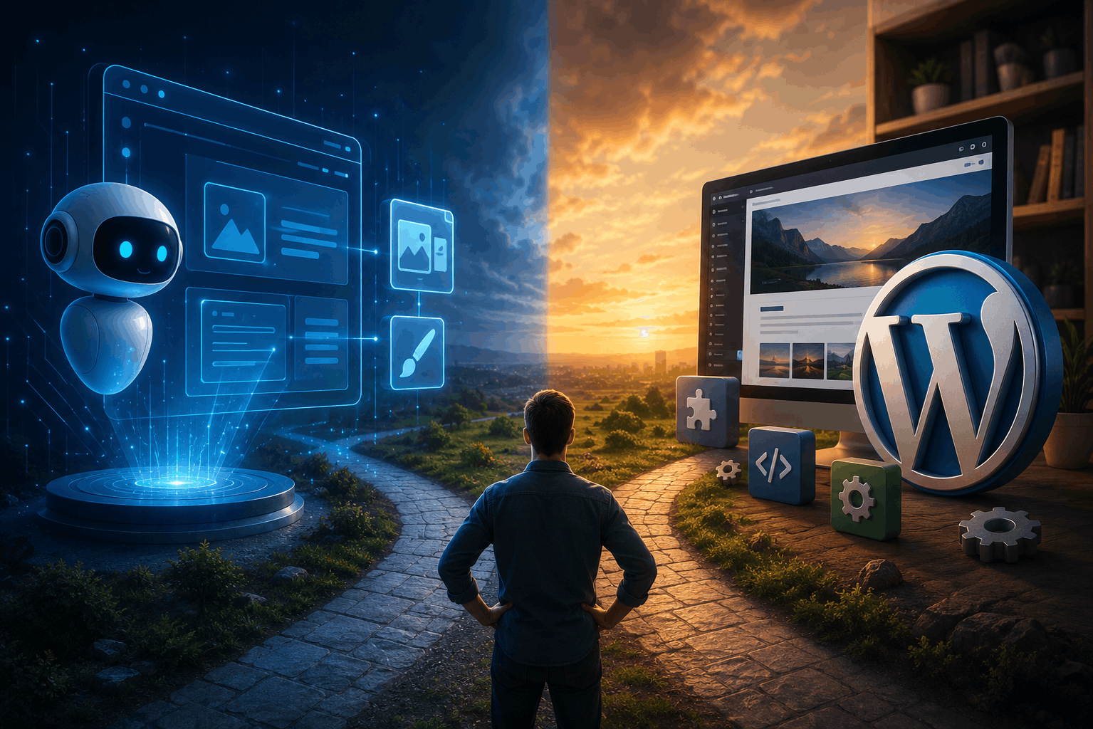Website Building Choice: AI Builders vs WordPress in 2026